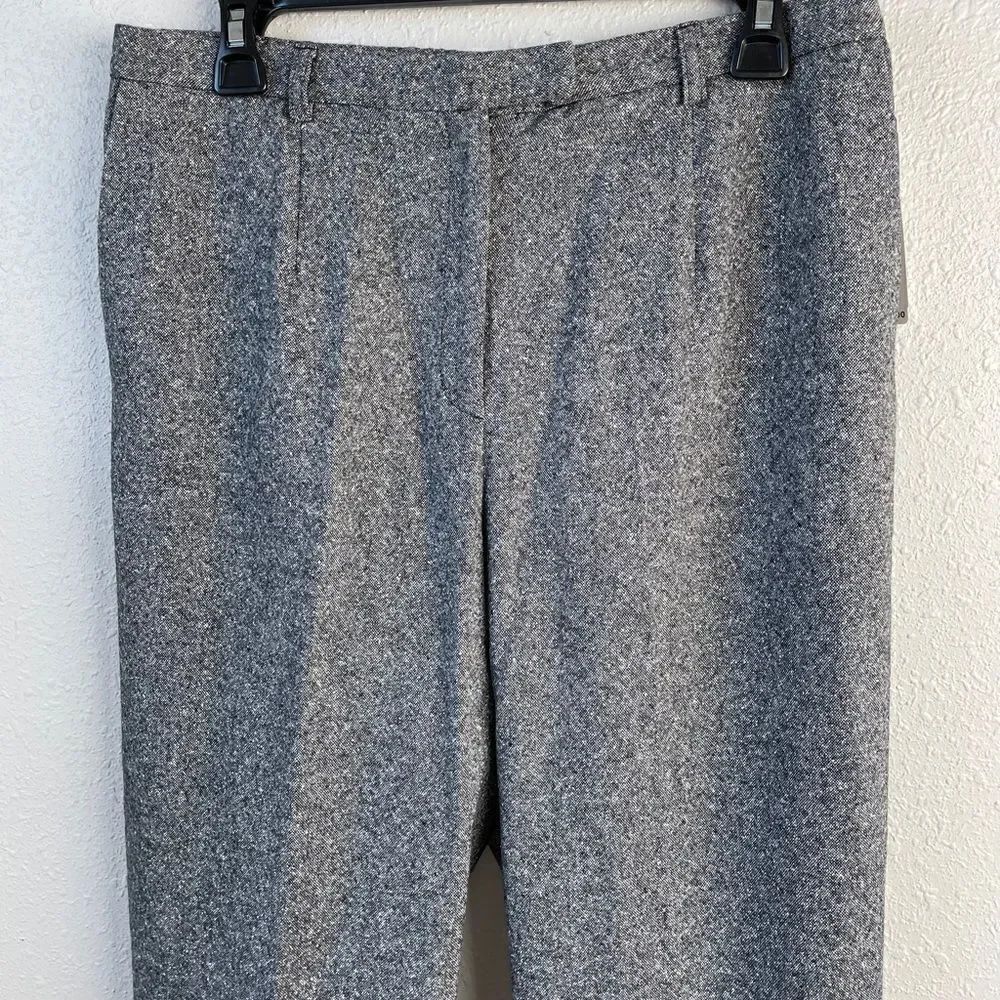 NWT Pendleton Gray Wool Slack Pants Size 10 - Picture 2 of 8